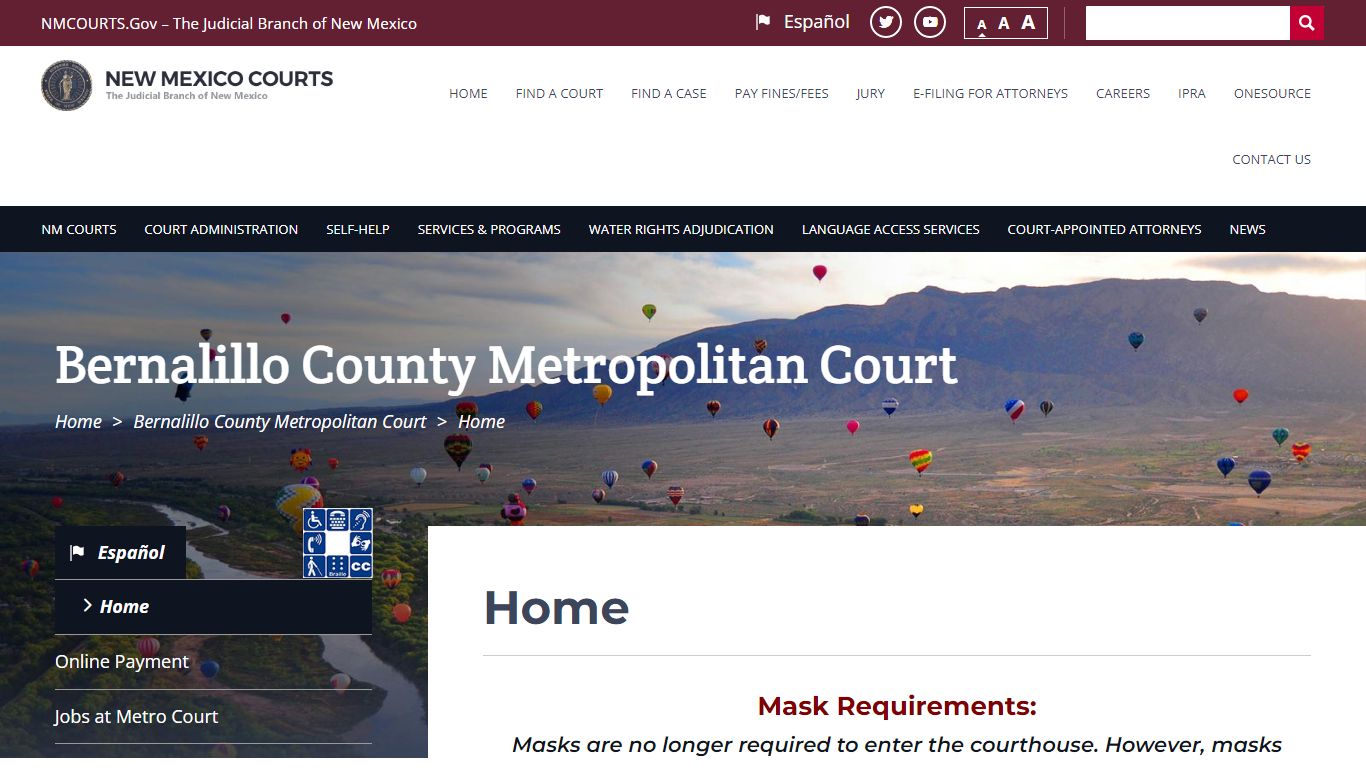 Bernalillo County Metropolitan Court | The Judicial Branch of New Mexico